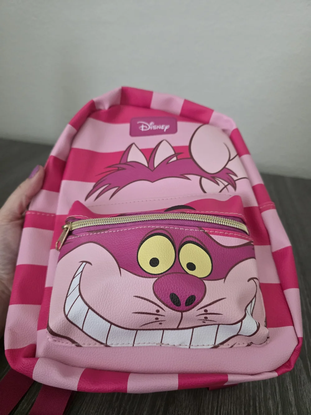 Disney Pink Cheshire Cat Kids Mini Backpack